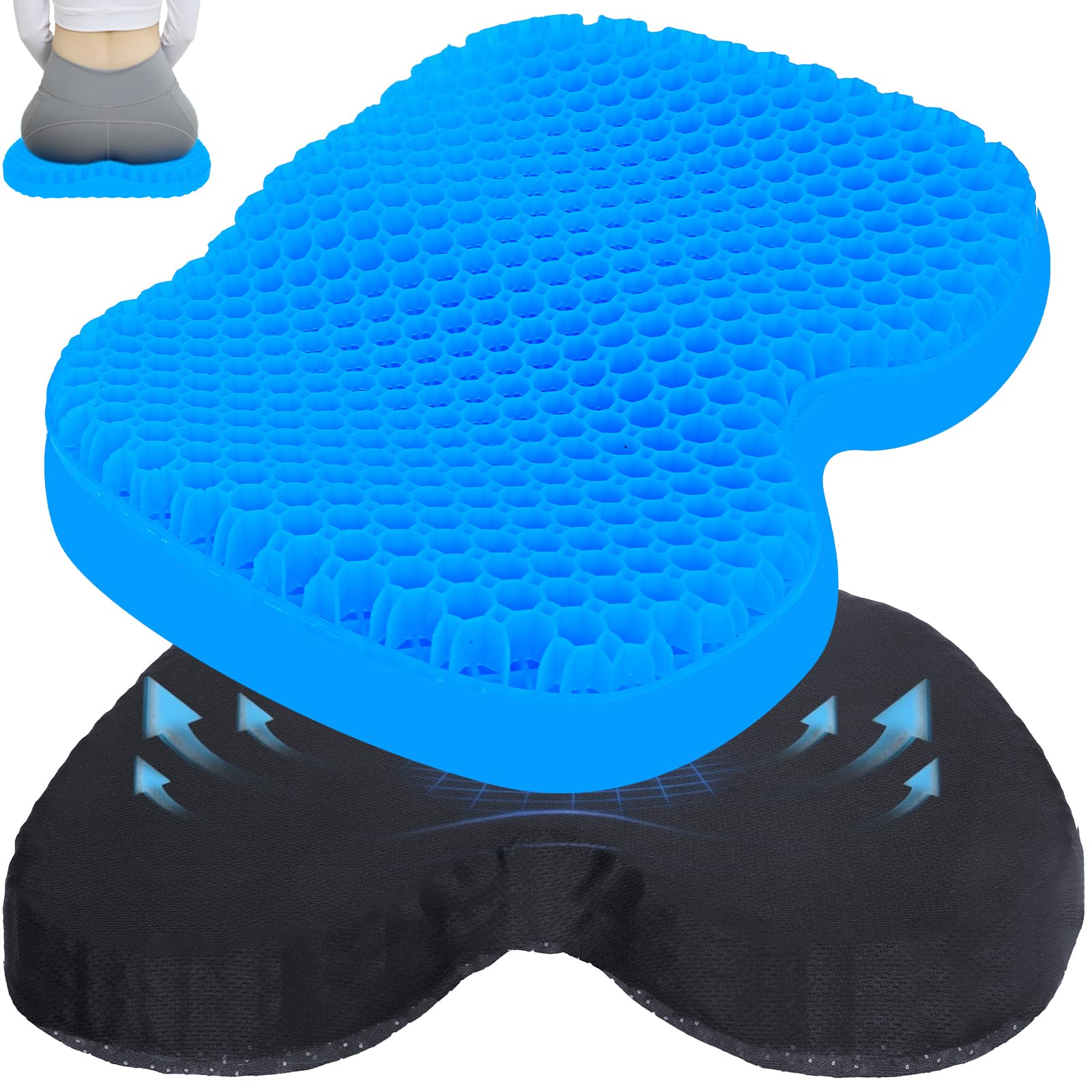 Amazon.co.jp: 【正規販売】ゲルクッション ジェルクッション ハニカム